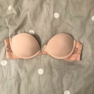 size small strapless bra